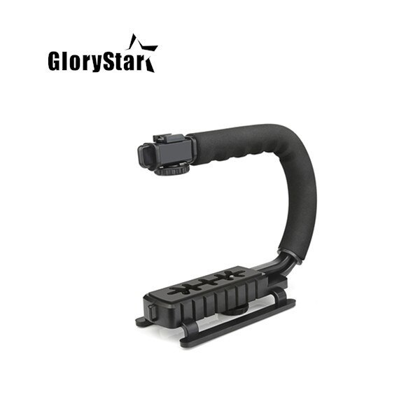 U C Shaped Holder Grip Video Handheld Stabilizer for DSLR Nikon Canon Sony Camera and Light Portable SLR Steadicam for Gopro U: type1