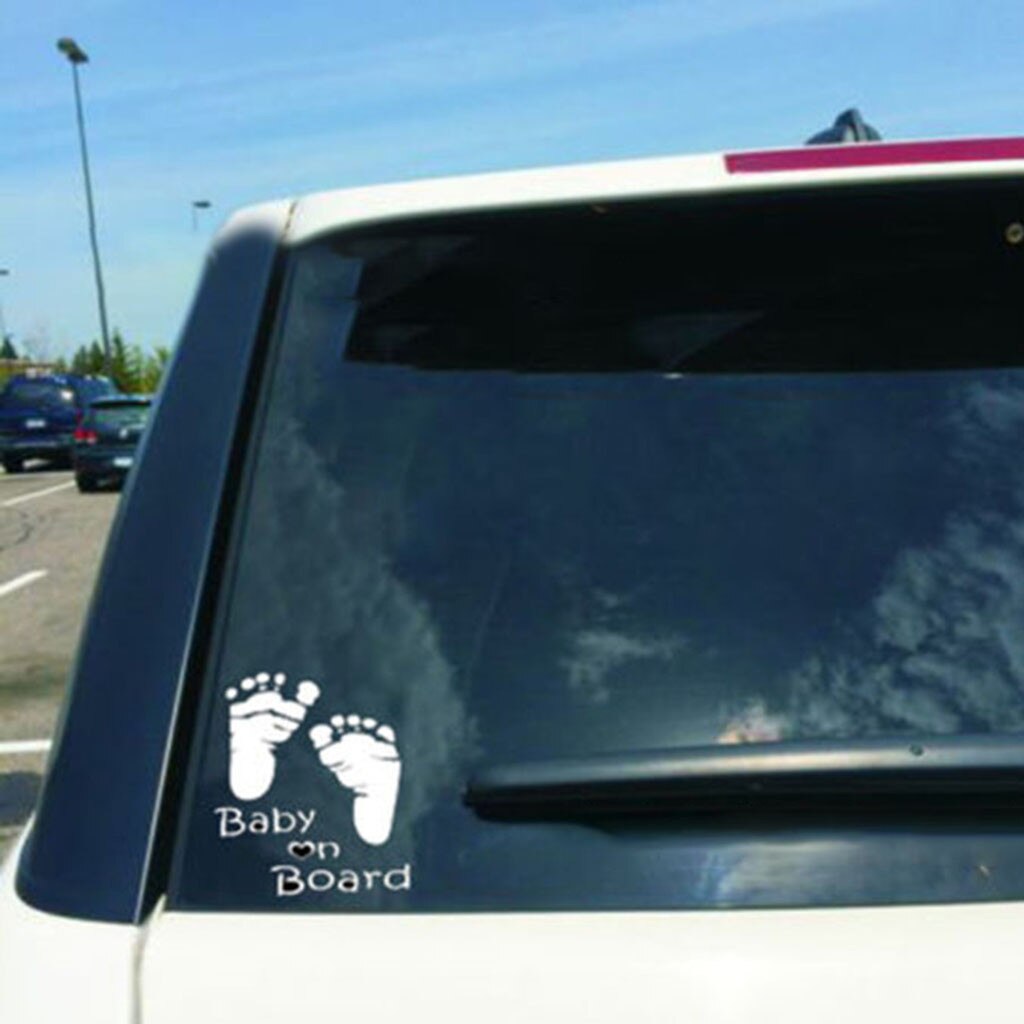 Baby On Board Vinyl Stickers Car Graphics Window Vehicle Sticker Decal Decor Auto Paper наклейки на стену#PY
