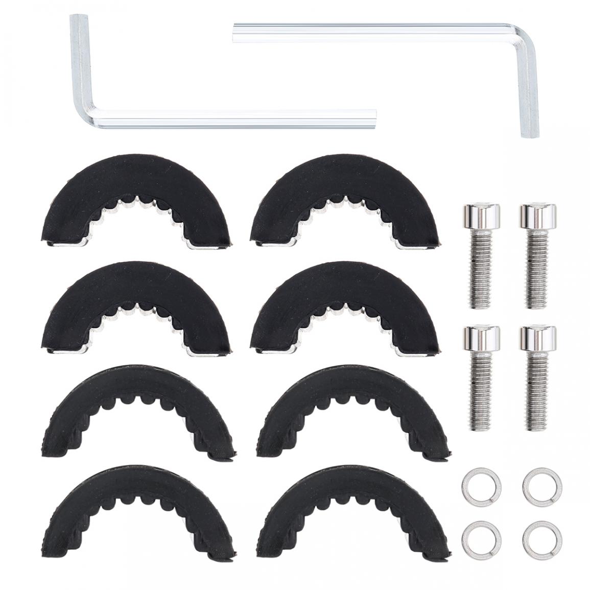 2pcs 1.25" SUV LED Mount Bracket Truck LED Light Clamp for Roof Roll Cage Bull Bar Tube