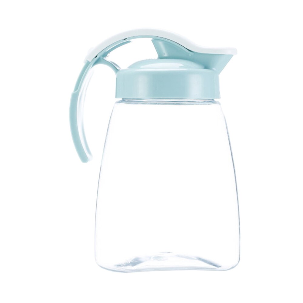 Beverage Storage Container Heat Cold Water Jug Plastic Juice Pitcher Household Teapot Kettle - Size L (Pink): Blue 1