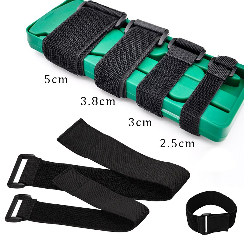 5pcs Nylon Elastic Band Buckle Straps Self Adhesive Fastener Hand Foot Waist Game Fixing Strap Elastic Buckle Belt