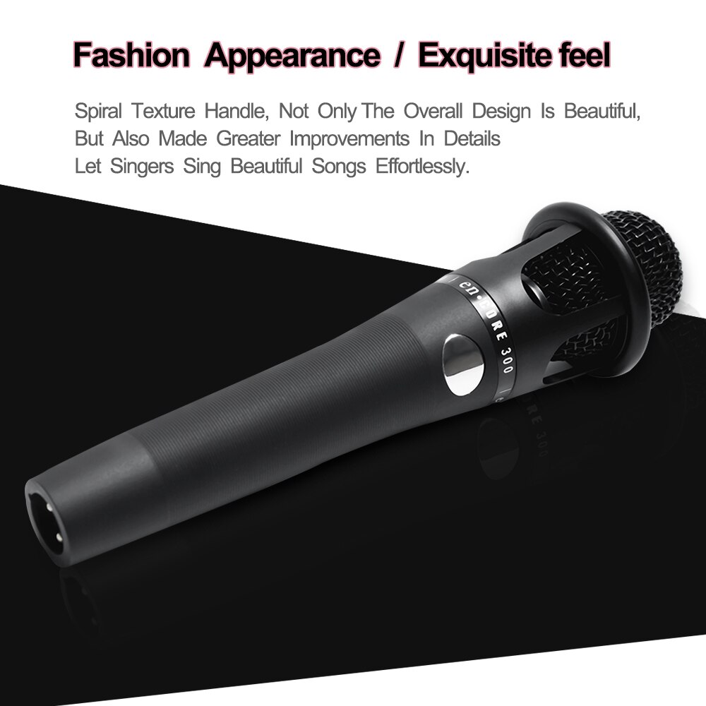 E300- draads microfoon metalen condensatormicrofoon handheld microfoon podcast studiomicrofoon 3.5mm voor opname