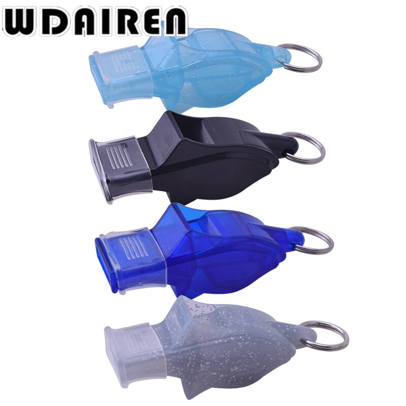 Plastic Soccer Football Basketball Hockey Sports Classic Referee Whistle Survival Outdoor plastic butterfly fox