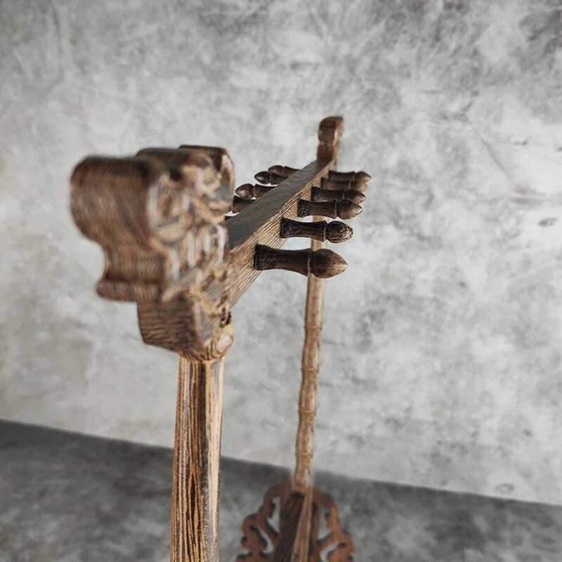 6-Pin 12-Opknoping Massief Houten Kraan Pen Kip Vleugel Hout Studie Boek Schat Kalligrafie Levert Borstel Houder