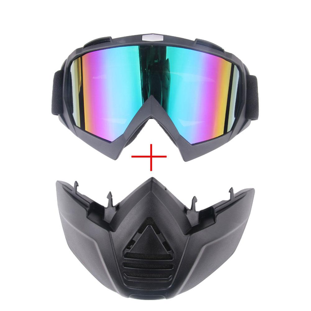 Zonnebril Fietsen Bril Met Explosieveilige Lens Full Face Tpu Materiaal Motorfiets Bril Okulary Gafas Uv Bril