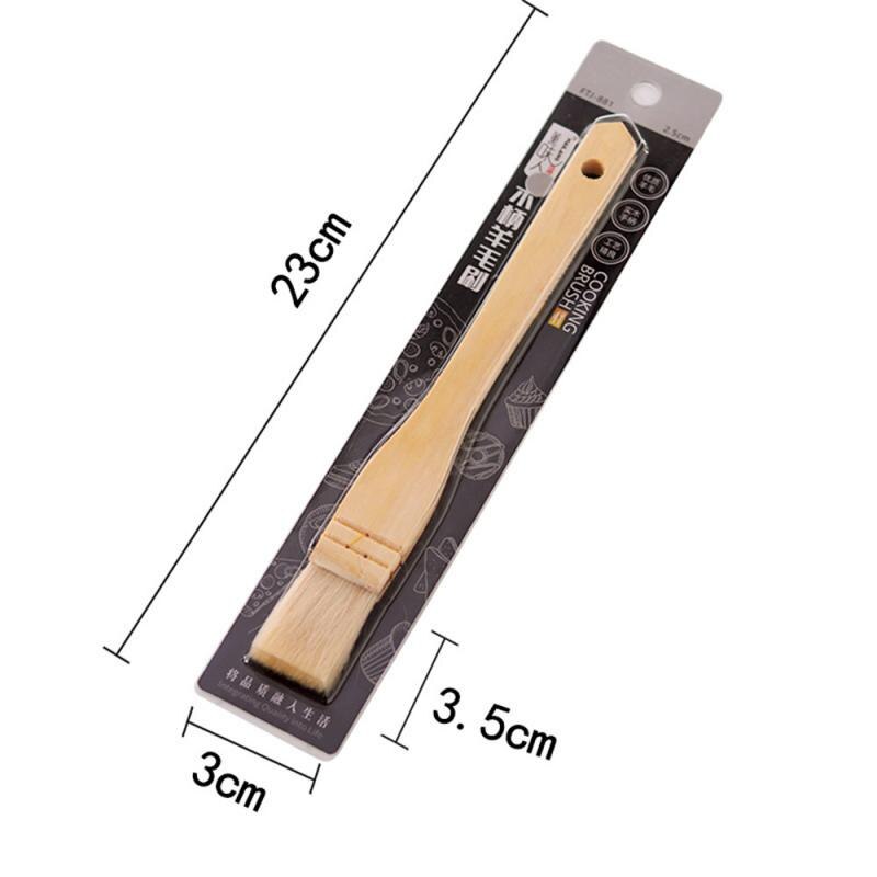 Bakselwerktuigen Houten Handvat Wol Borstel Barbecue Borstel Olie Borstel Maken Cake Biscuit Houten Handvat Borstel Keuken Accessoires: M