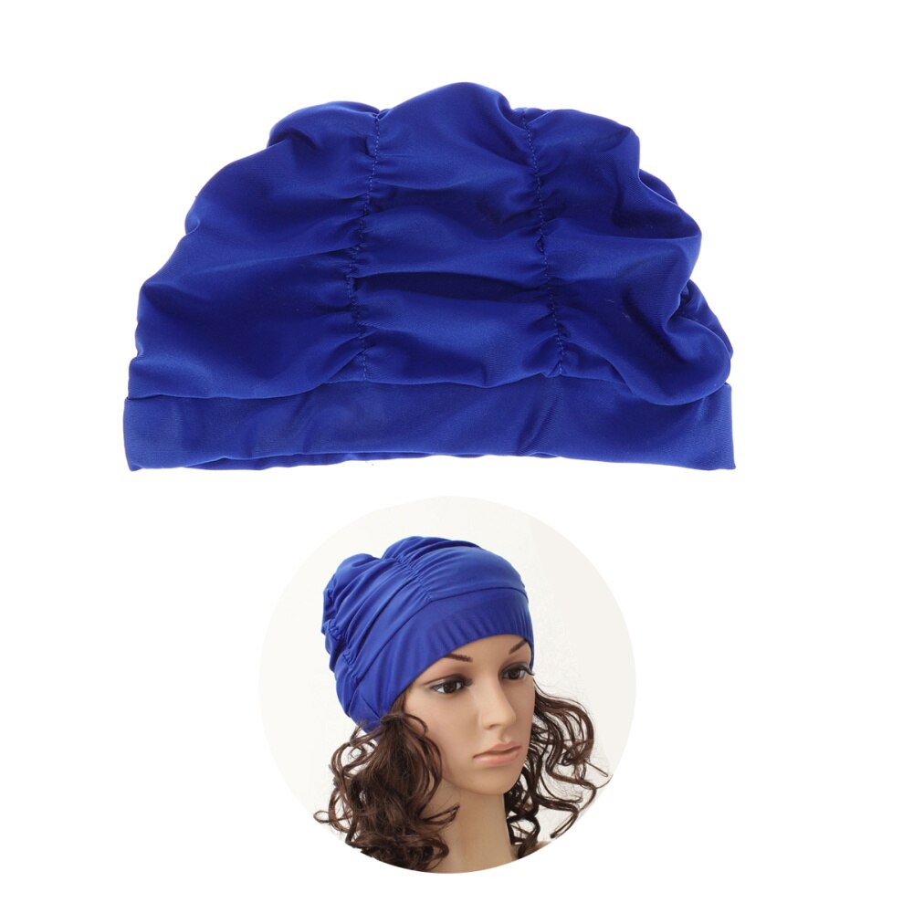 1pc badmutsen praktische geplooide elastische premium badmuts badmuts voor meisjes