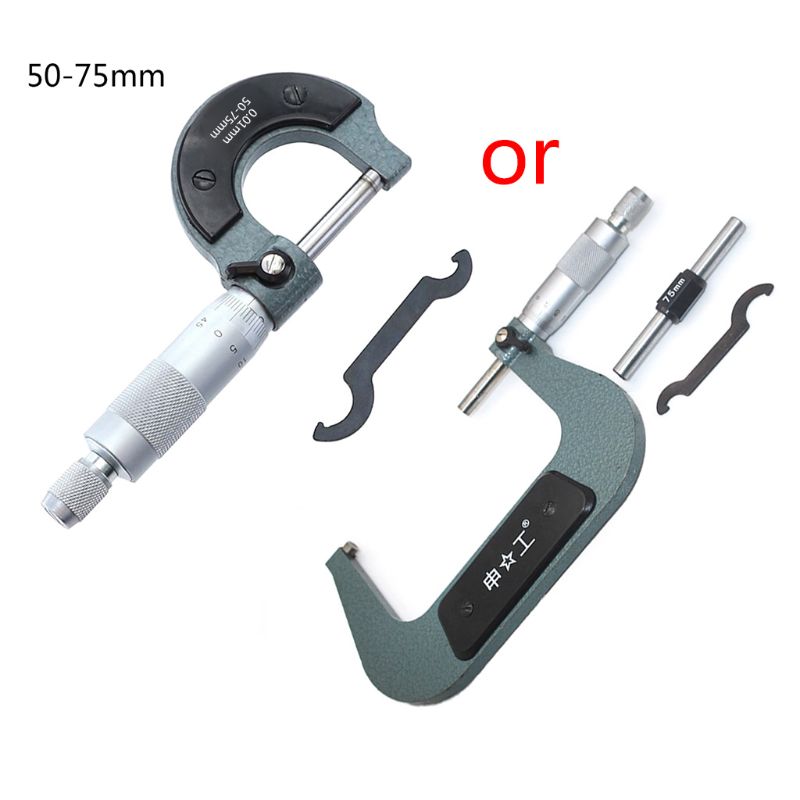 Micrometer 25-50/50-75/75-100Mm Metric Carbide Gau... – Grandado