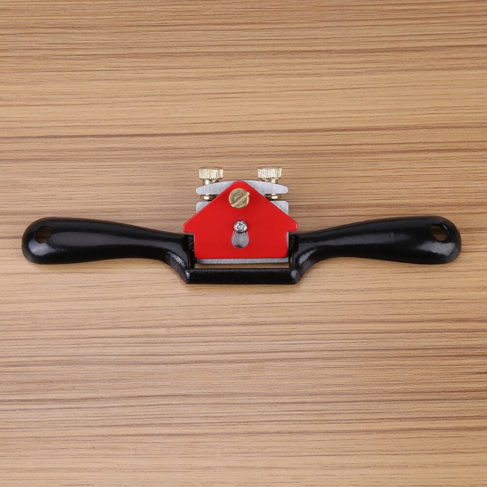 WALFRONT Verstelbare Vliegtuig Spokeshave Houtbewerking Hand Schaafmachine Trimmen Gereedschap 9 Inch Hout Hand Cutting Edge Beitel Tool met Schroef