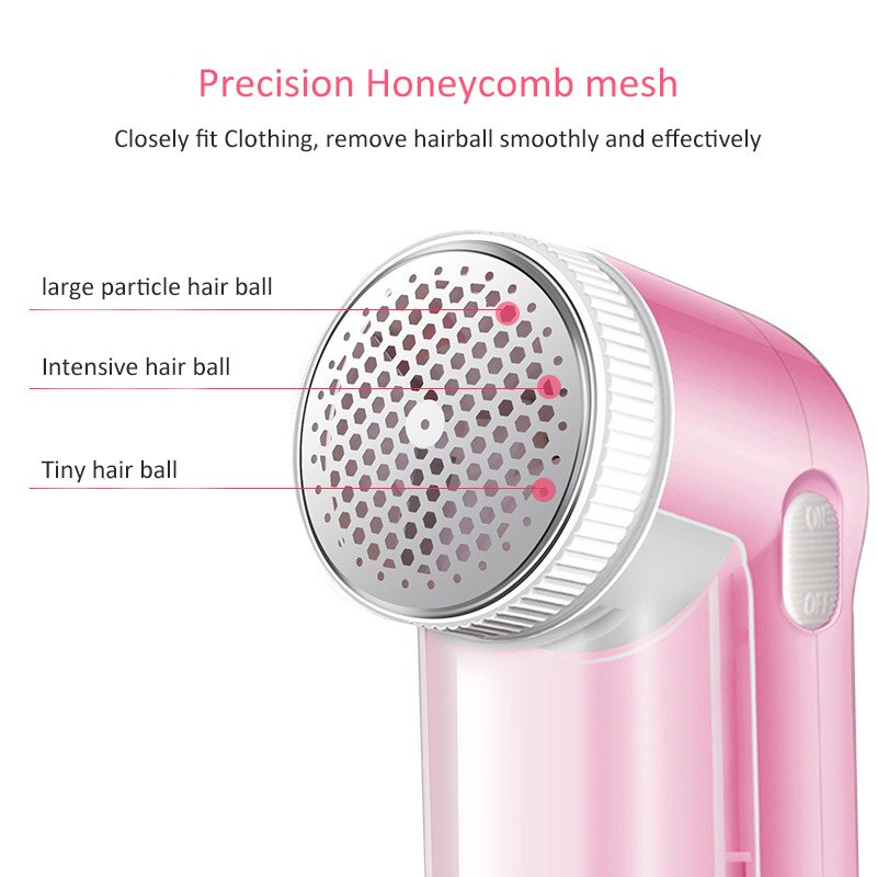 Portable Hair Ball Trimmer Electric Fuzz Ball Shaver Remover Powered By USB Plugging Villus Protective Cover Visible Dust Box