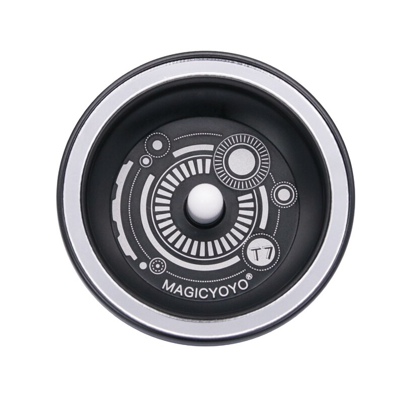 Magicyoyo responsives jojo  t7, metall-aluminium-jojo für kinder anfänger mit tasche und 5 ersatz-jojoschnüren
