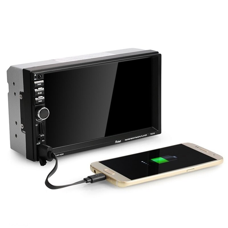 7021G 7.0" HD 2 Din Car Stereo MP5/WMA Player GPS Navigation Handsfree FM