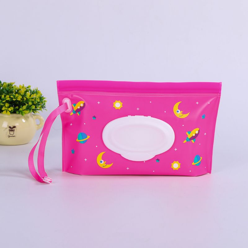 Draagbare Baby Natte Doekjes Doos Doekjes Container Dragen Clamshell Doekjes Gevallen