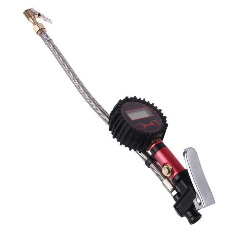 FlowPro Digital Tire Inflator with Pressure Gauge - 250 PSI, Easy Read Glow Dial Digital Backlit LCD