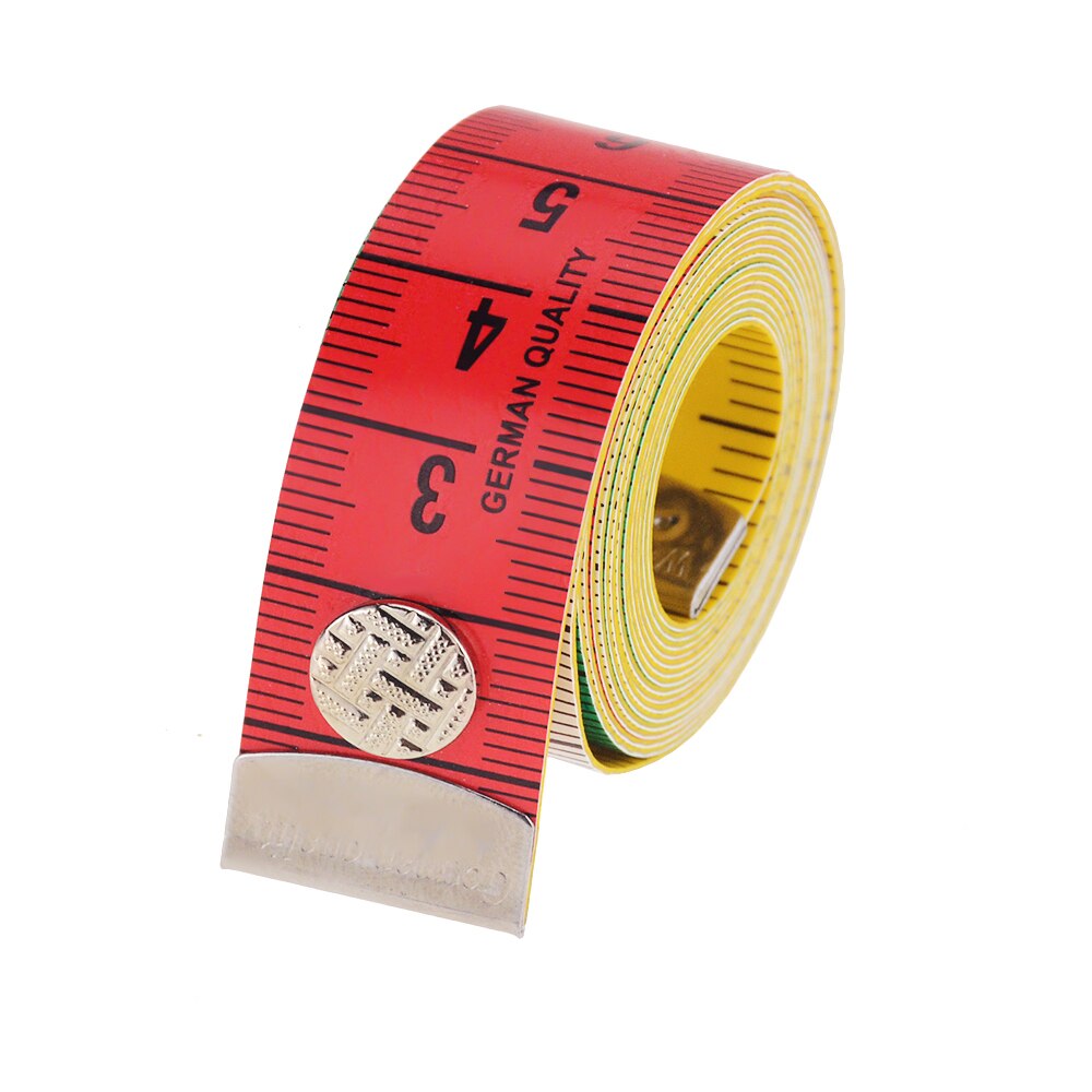 1 Roll 1.5 Meter Knop Meetlint Tool Meten Kleding Taille Buste Meting Tailor's Naaien Gereedschap