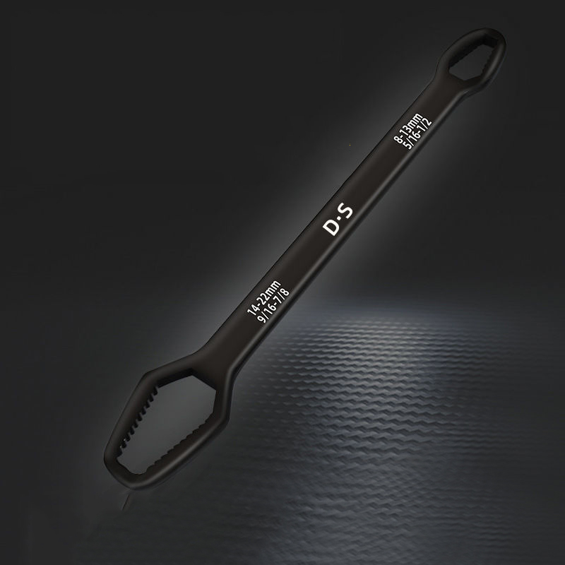 Double-Head Universal Spanner Ratchet Wrench Key Set 8-22mm Screw Nuts Wrenches Repair Double-Headed Self-Tightening Hand Tools