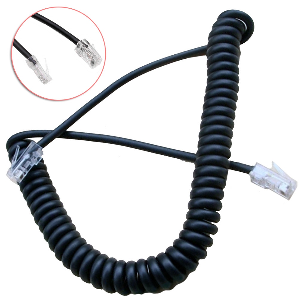 Câble de Microphone Pour Icom HM-207-s HM-133-v IC-2300H IC-2730A ID-5100A ID-4100A RJ-45 8 Broches À 8 Broches RJ-45