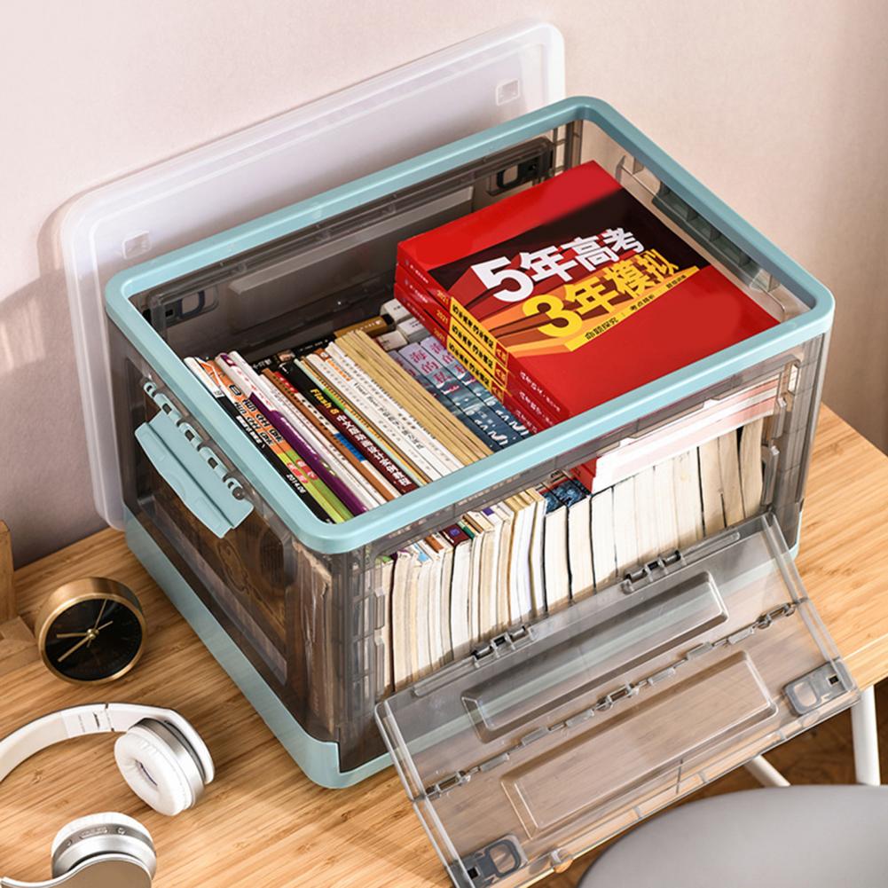 Storage Box Transparent Large Capacity Plastic Toy Clothes Organizer Bin for Home