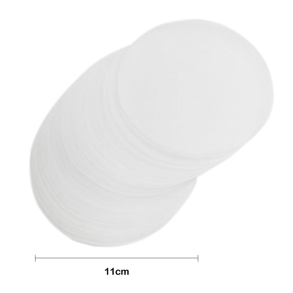 100pcs Round Hamburger Oil Blotting Paper BBQ Grill Paper Absorbing Sheet Non-stick Hamburger Patty Paper Kitchen Tools: Default Title