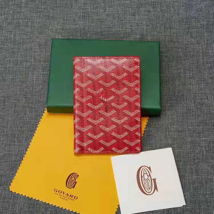 Goyard Dogtooth Wallet Men's and Women's with leather Short Half Fold Men's Wallet Genuine Leather Wallet: style 0210