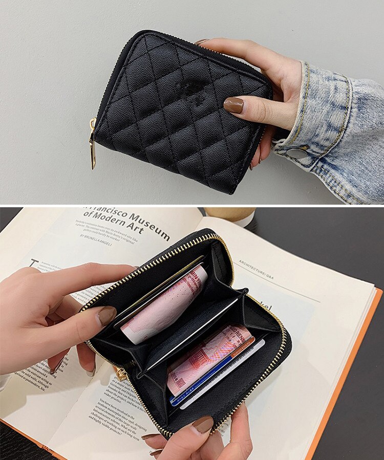 DIY leather craft Mini bag Small coin purse sewing pattern Acrylic template