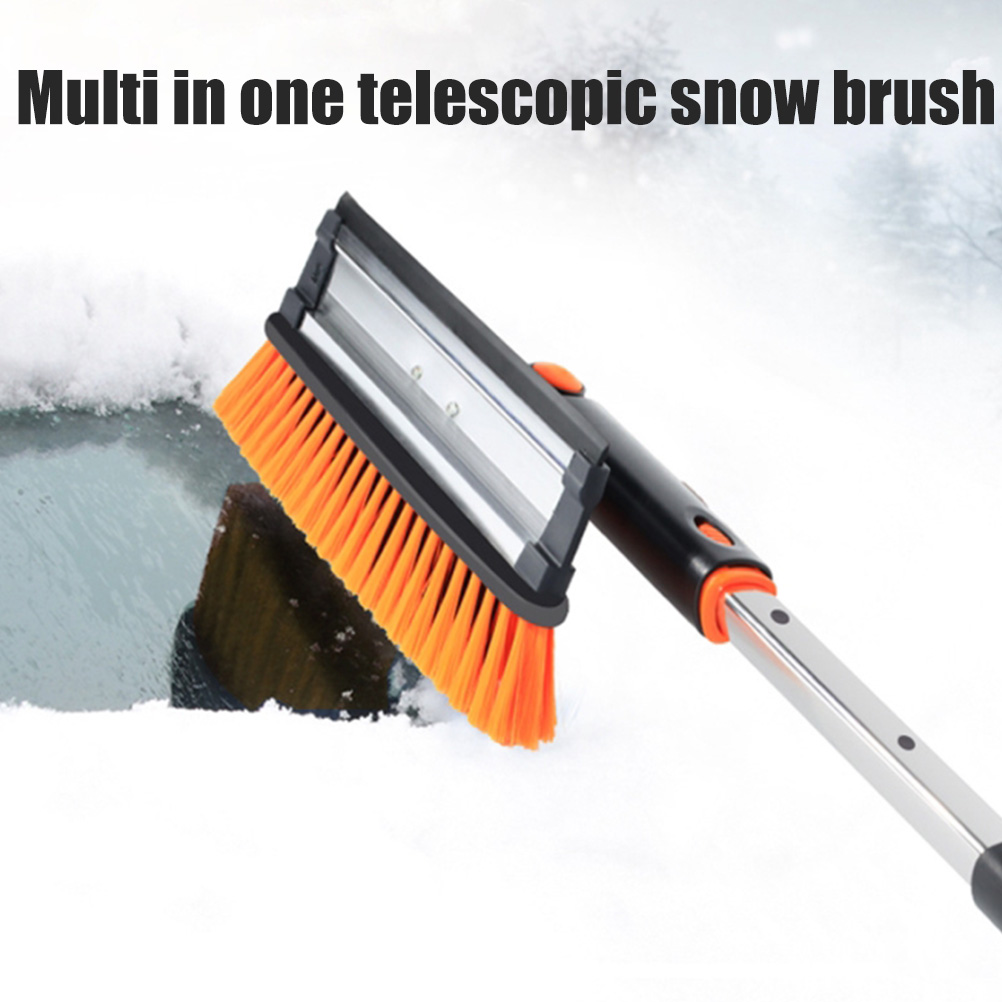 Auto Telescopische Sneeuw Borstel Multifunctionele Sneeuwschuiver Borstel Draagbare Sneeuw Clearing Tool Set
