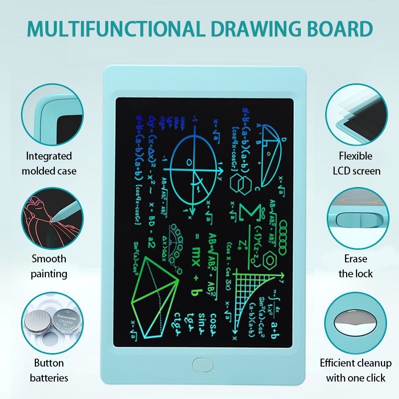 LCD Writing Tablet 8.5 Inch - E-writer Electronic Drawing Board Doodle Pad for Kids & Adults