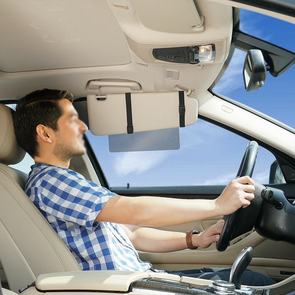 Universal Sun Visor Extender Window Adjustable Anti-Glare Block Extension