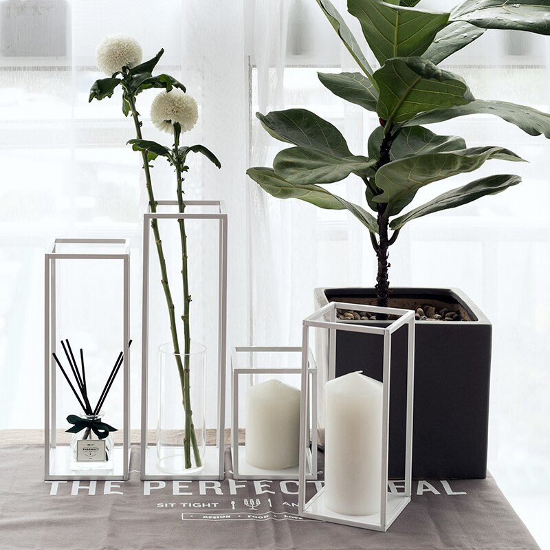 SWEETGO Geometry storage racks geometry tray 1 piece store case Kitchen decorations tools accessories 3 tiers Iron frame Holders