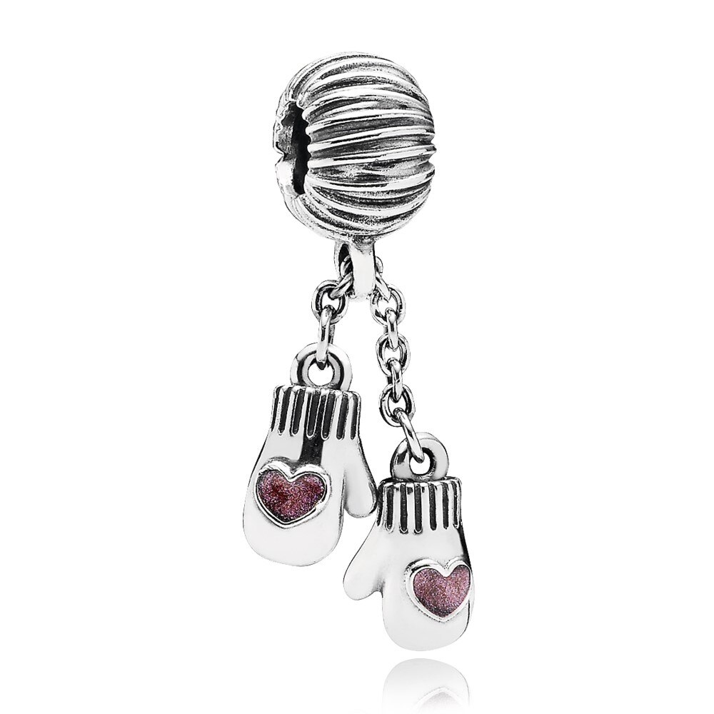 100% s925 held og lykke karper vedhæng flamingo sterling sølv vedhæng damer gør det selv håndlavet armbånd og smykke armbånd: 791181 og 46