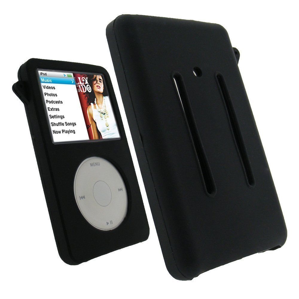 Silicone Skin Black Case for Apple iPod Classic 80gb /20gb/160gb Cover Accessories