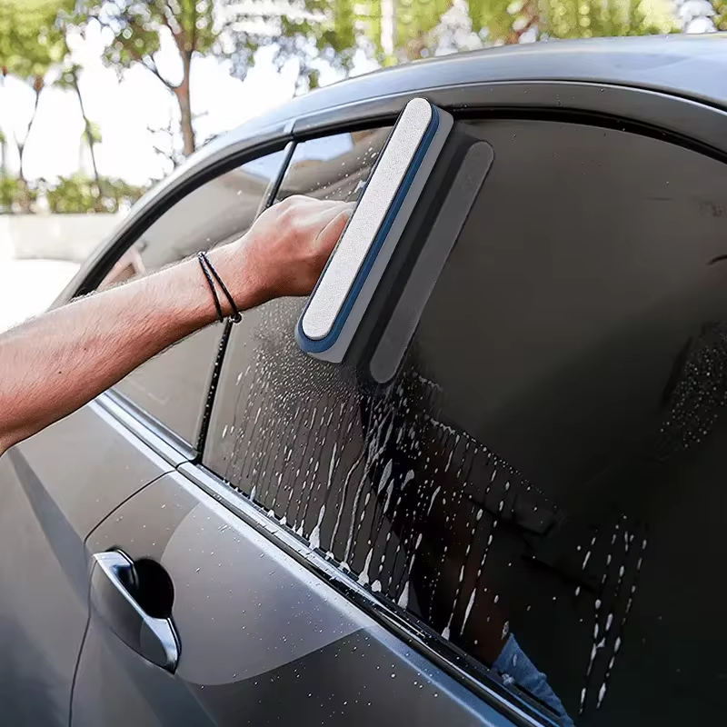 Placa limpiaparabrisas de silicona para coche, limpiador de vidrio, raspador, escobilla de limpieza para parabrisas de coche, ventana, baño y cocina, 1 ud.