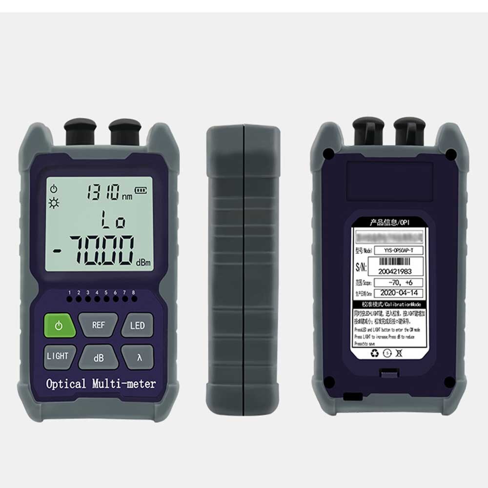 Mini 4 in 1 Optical Power Meter Visual Fault Locator Network Cable Test optical fiber tester 5km 15km 30KM VFL