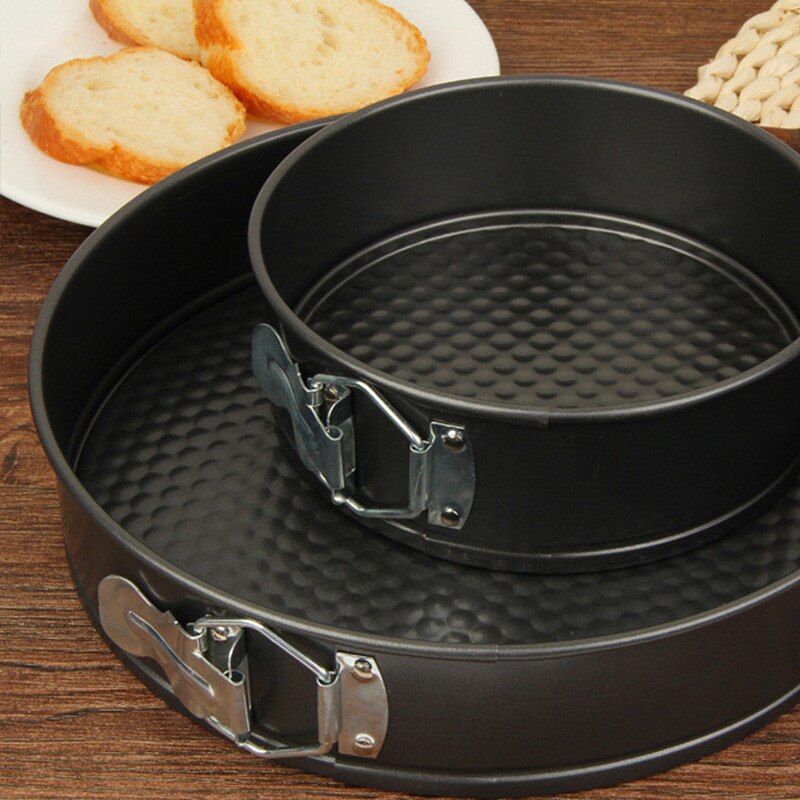 Metal Cake Baking Pan Removable Bottom Springform Cheesecake Pan Round Shape Non-stick Baking Molds Kitchen Bakeware