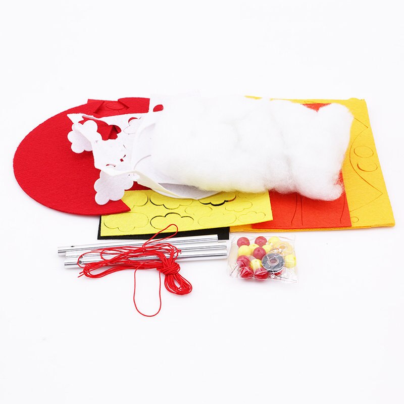 Diy Cute Owl Flowers Sakura Chick Handmade Felt Craft Material Pack Diy Wind Chimes Door Ornaments Home Bedroom Decoration