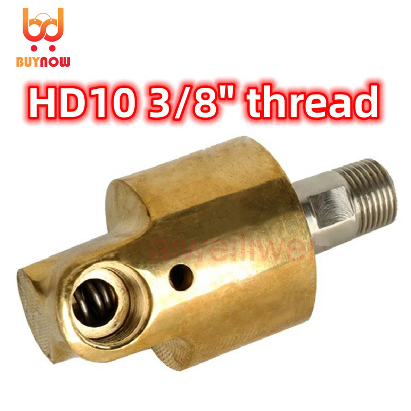 3/8 inch HD10 DN10 rotating joint 360 rotary joint Water air oil swivel coupling Spray universal connector brass rotation union
