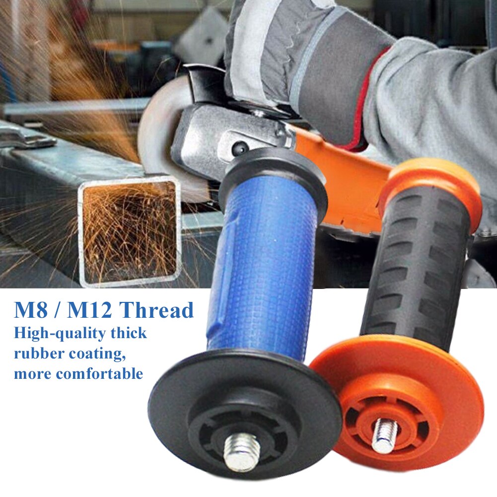8mm/12mm Thread Auxiliary Side Non-Slip Handle For Makita Angle Grinder M8 M12 Grindering Machine Handle Replace