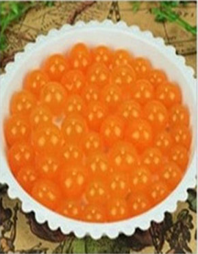 1000 st gelé frukt orbiz pärla form mjuk kristall jord vatten pärlor magisk boll bröllop hem prydnad växt odla dekoration: Orange
