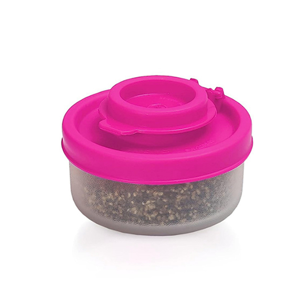 Seasoning Jar Pepper Shakers Moisture Proof Mini Salt Shaker to go Camping Picnic Outdoors Kitchen Lunch Boxes Travel: Orange