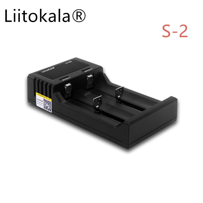 Liitokala Lii-S2 Lithium Ion Battery Charger Auto Detectie voor 18650 26650 18350 18340 AA AAA NiMH Lithium Ion Batterij