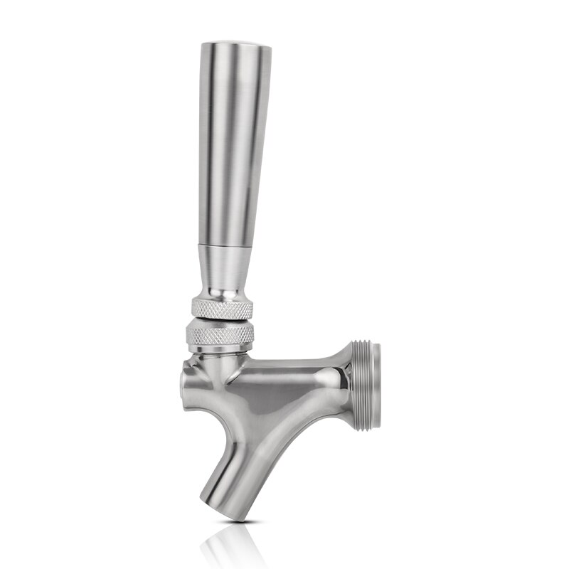 Craft Beer Tap with Liquid Ball Lock Quick Disconnect Assembly,Brewing Chrome Beer Faucet Taps Home brewery Draft Beer Dispenser: tap stainless handle
