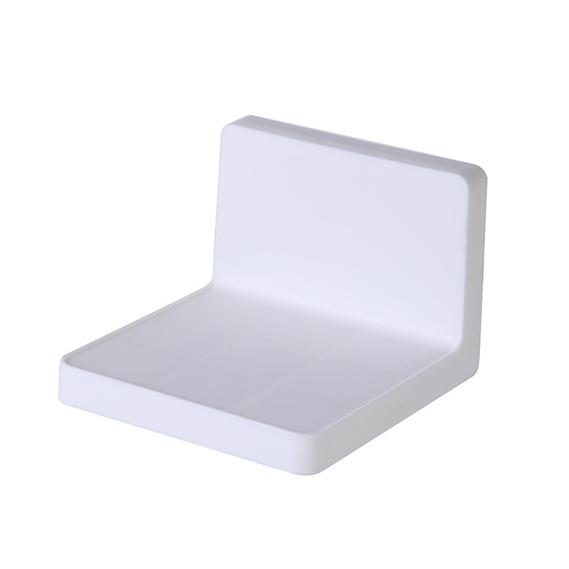 Multifunction Wall Mounted Storage Rack Organizer DIY Soap Sponge Holder Kitchen Bathroom Accessories Shelves Shelf Bathroom: GRAY