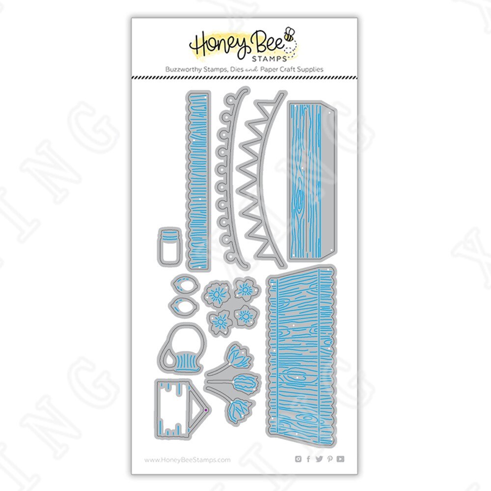 Spring Tulips Flowers Seed Greenery crate Metal Cutting Dies Scrapbook Diary Decoration Stencil Embossing Template: Y3341-Dies