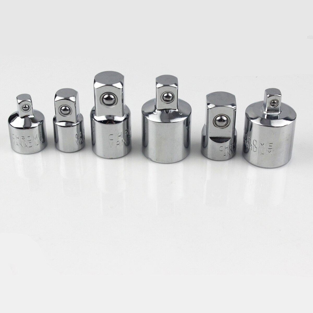 adapter fastnøkkel-stikkontakt skralle fly til stort stål 1pc omformer-hode-hylse 1/2-- til -3/8-1/4-  adapter skiftenøkkel-stikkontakt skralle