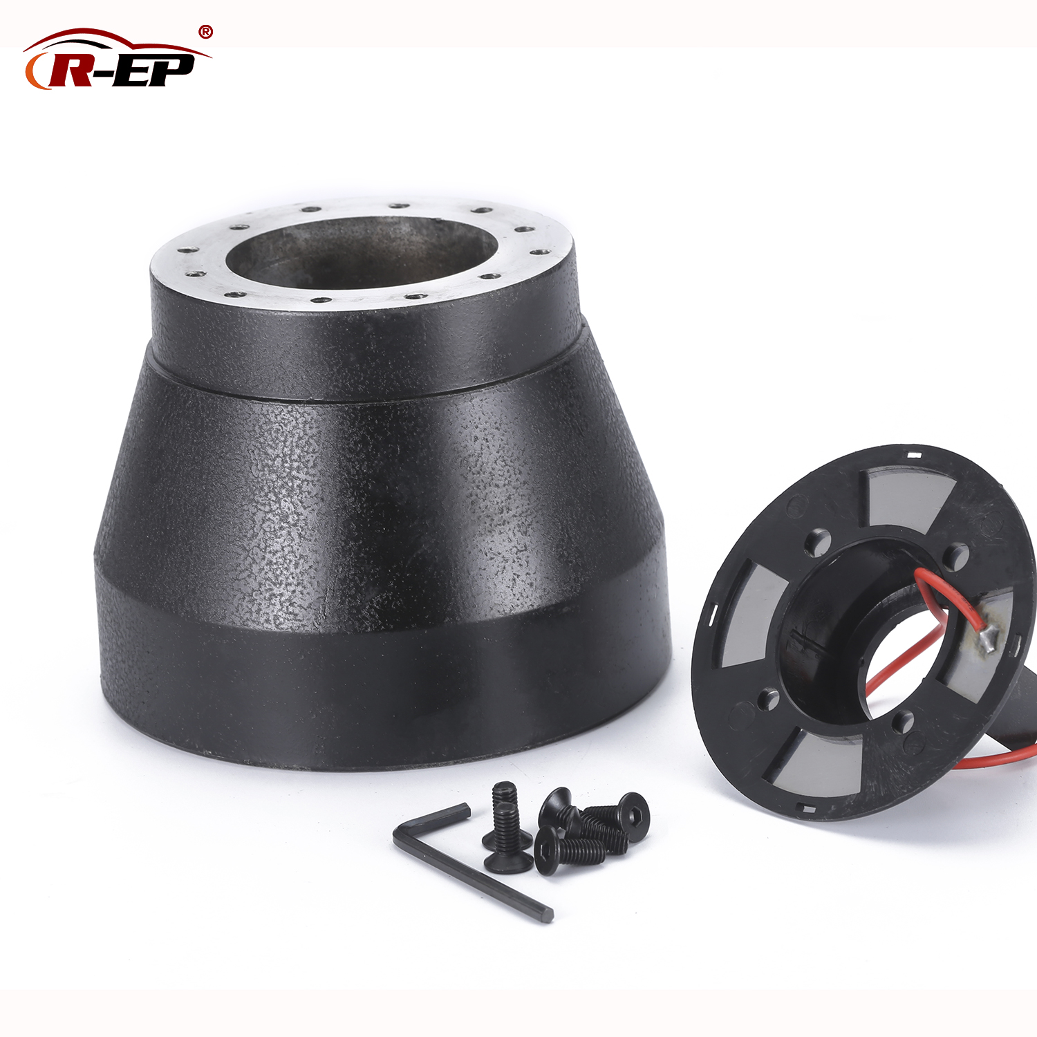 R-EP Steering Wheel Hub Adapter Boss Kit Black Racing For BMW E30