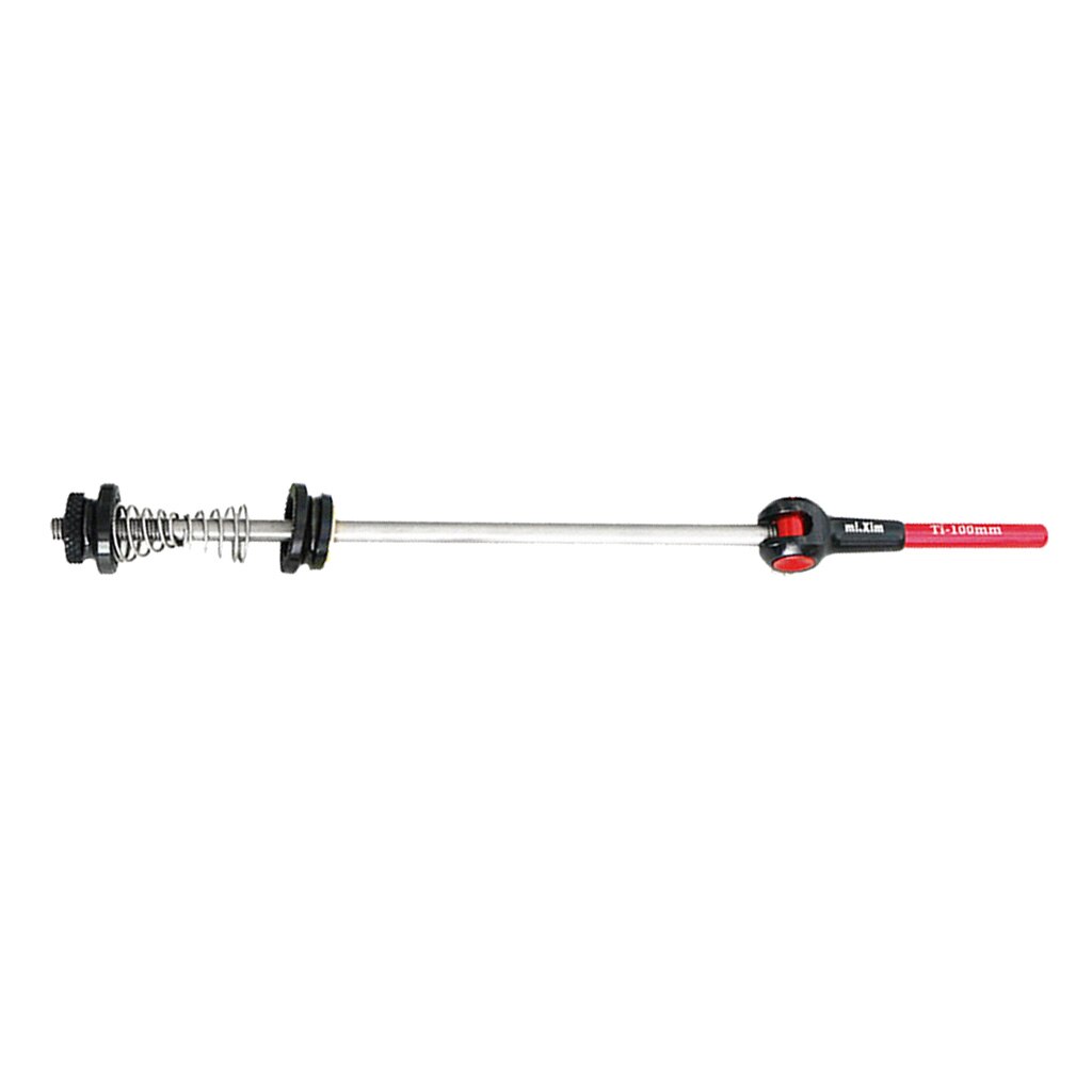Cykel quick release aksel cykel hjul spyd for/bag mtb landevej foldecykel qr tool 74/100/130/135mm: 100mm front