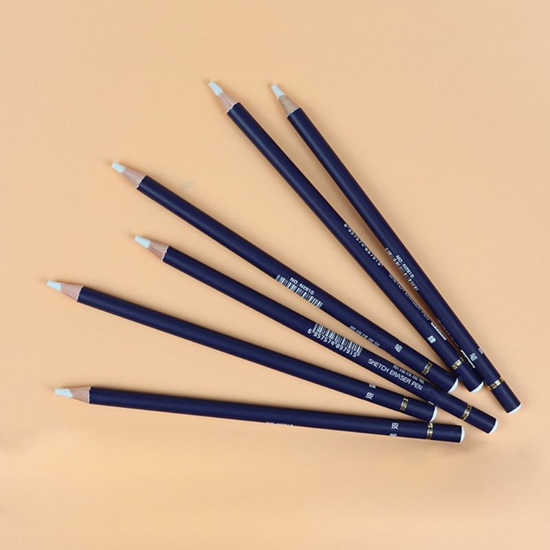 Lápis borracha com design de desenho, caneta de borracha com alta precisão para desenho, escrita, recarga de materiais de pintura