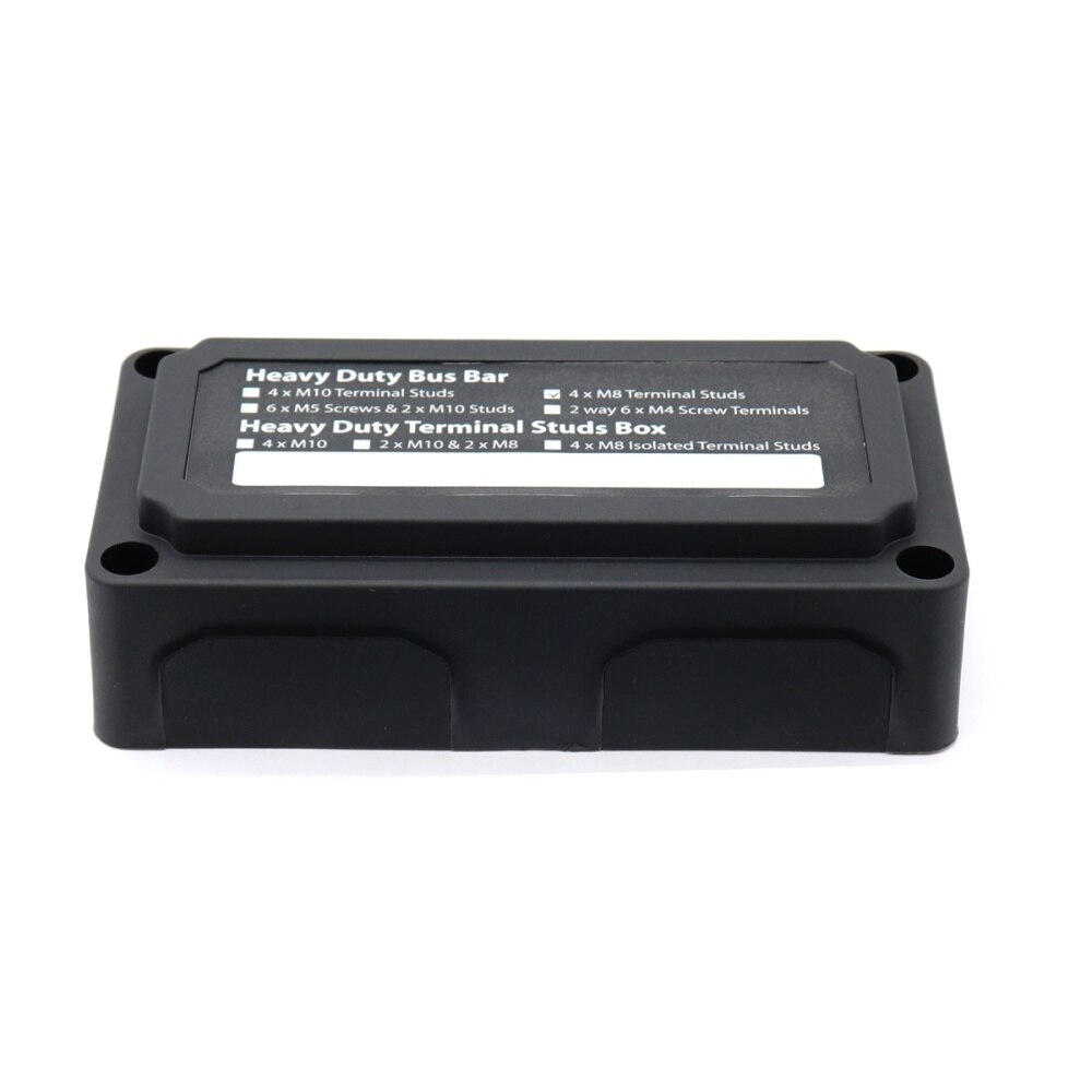 DC 48V 300A Heavy Duty Bus Bar Power Distribution Block for Car Boat (Black)