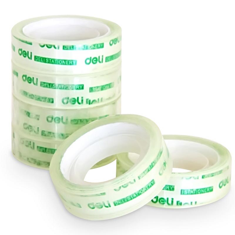 2 PCS little transparent 12mm 1.8cm super clear transparent small tape transparent tape 30061 for student and office