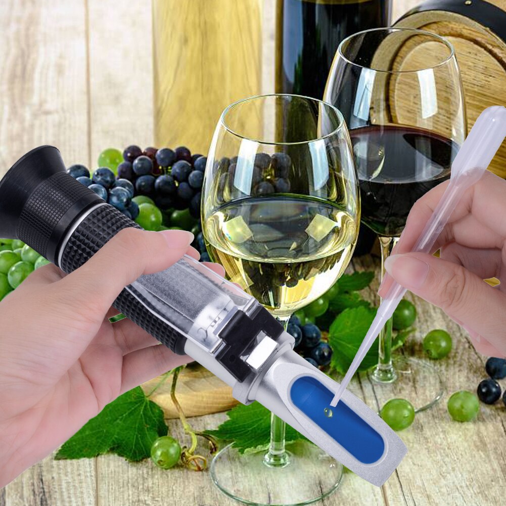 3 in 1 Wein Refraktometer 0-140 ° Oe 0-26 ° kmw Nabo 0-32% mas sacch Zucker Konzentration Meter Trauben Saft Flüssigkeit Index Tester Werkzeug